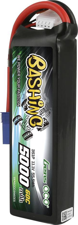 Gens ace Modellbau-Akkupack (LiPo) 11.1 V 5000 mAh Softcase EC5