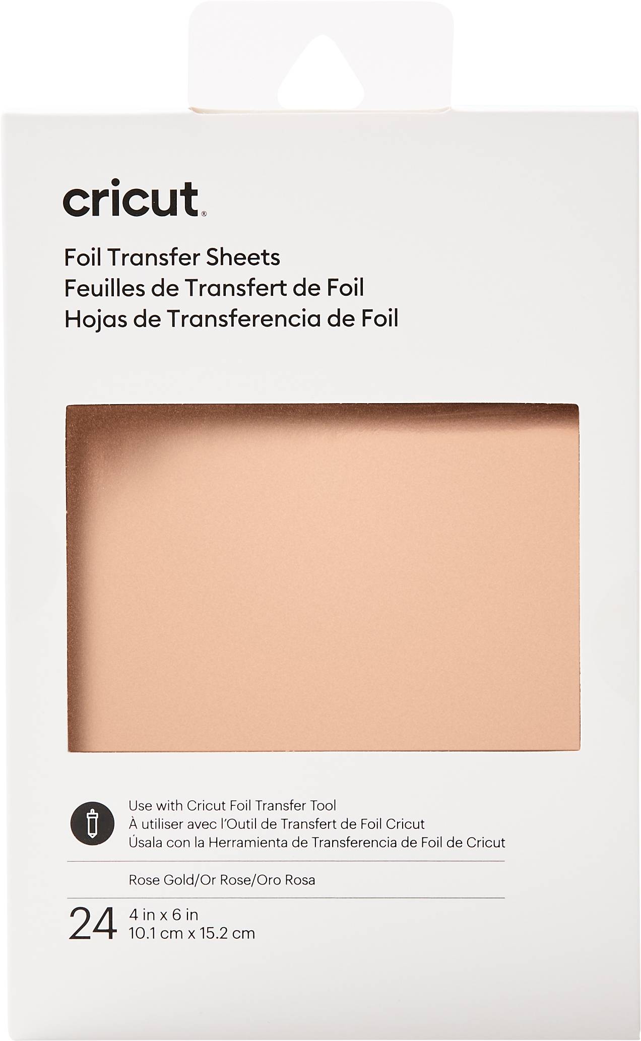 Cricut Transfer Foil Sheets Folie Roségold