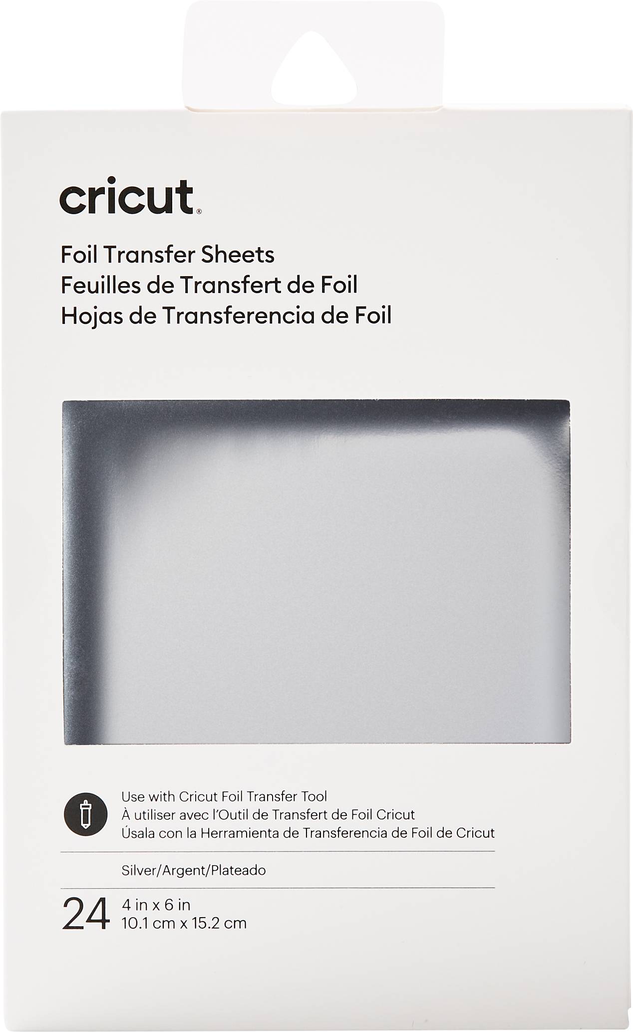 Cricut Transfer Foil Sheets Folie Silber