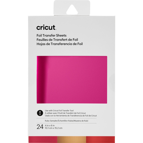 Cricut Transfer Foil Sheets Folie Rot
