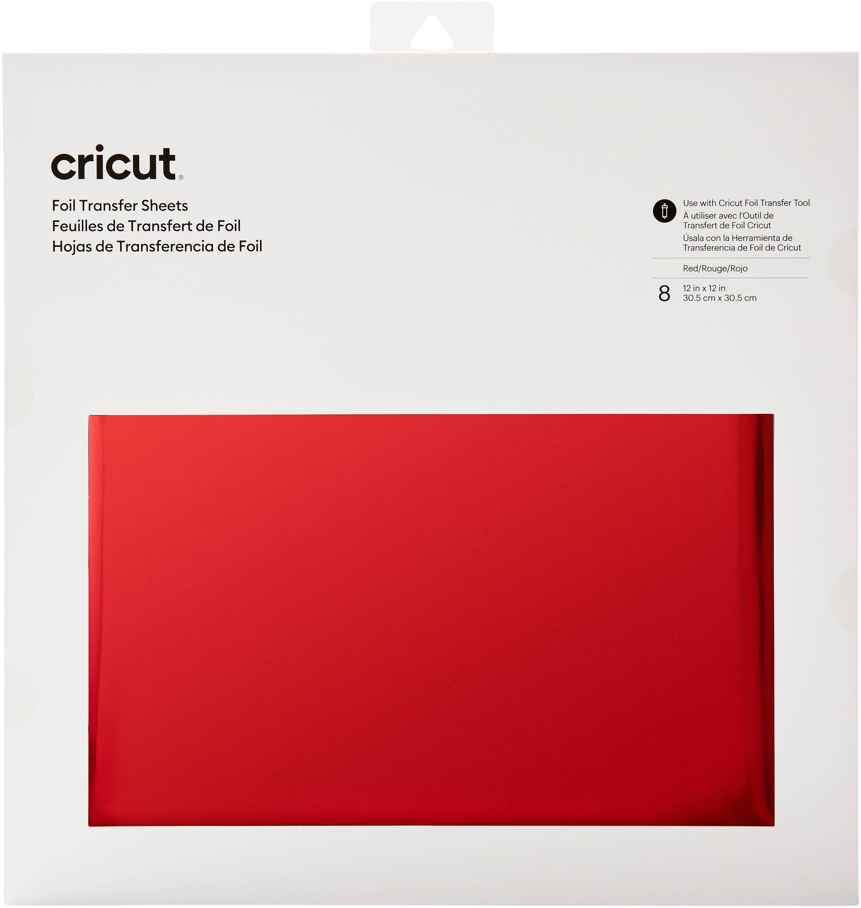 Cricut Transfer Foil Sheets 2008721, 1 SET -00093573681677