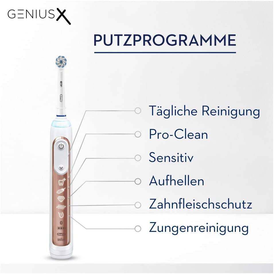 Oral-B Genius X 4210201247371 Elektrische Zahnbürste Roségold