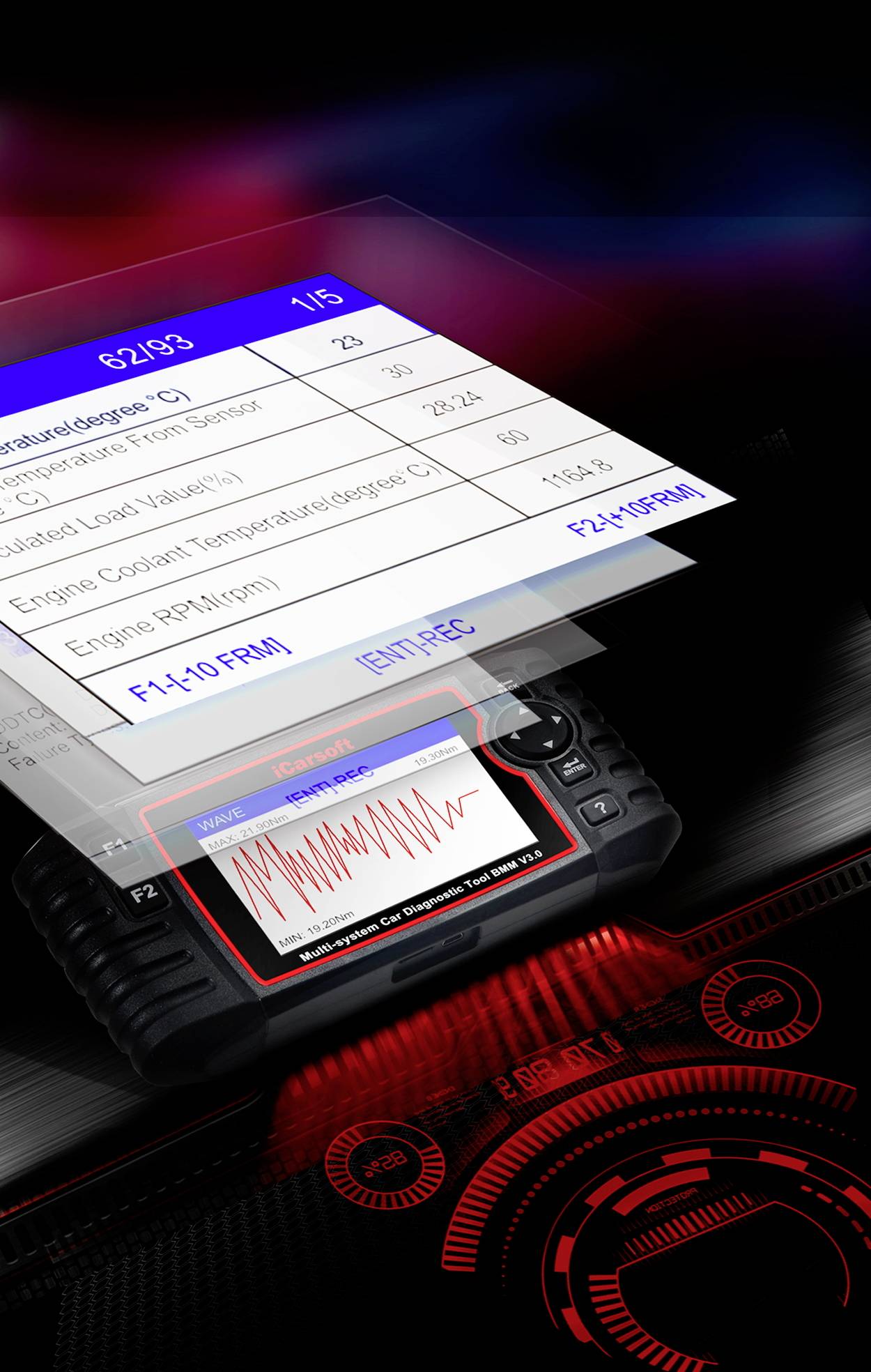 Icarsoft BMM V3.0 OBD II Diagnosetool icbmm3 Passend für (Auto-Marke): BMW, MINI, Rolls-Royce