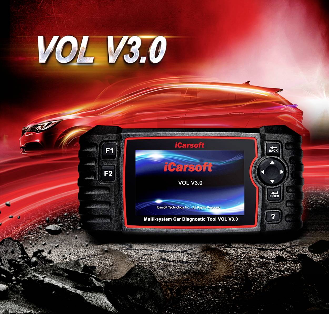 Icarsoft VOL V3.0 OBD II Diagnosetool icvol3 Passend für (Auto-Marke): Volvo, Saab
