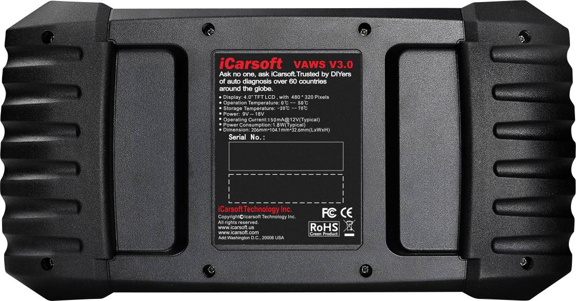 Icarsoft VAWS V3.0 OBD II Diagnosetool icvaw3 Passend für (Auto-Marke): Skoda, Seat, Volkswagen, Audi