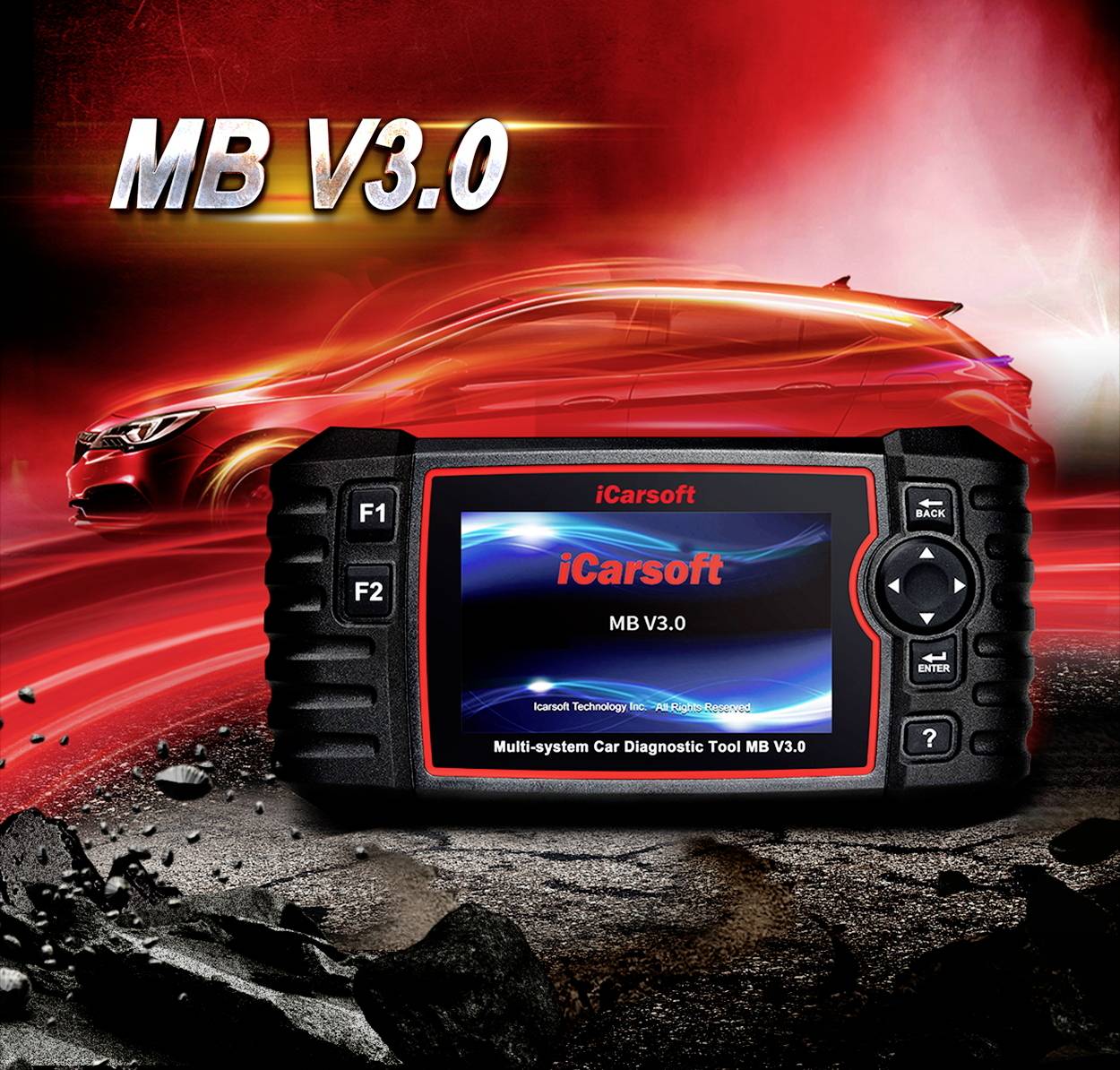 Icarsoft MB V3.0 OBD II Diagnosetool icmbv3 Passend für (Auto-Marke): Mercedes Benz, Smart
