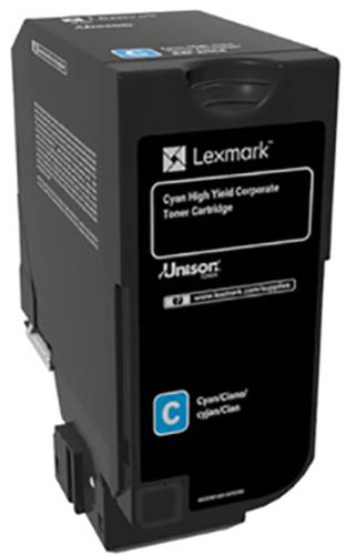 Lexmark Toner 84C2HCE Original Cyan 16000 Seiten 84C2HCE