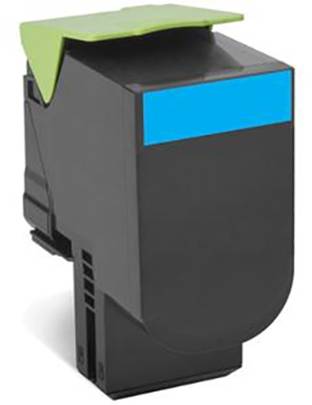 Lexmark Toner CX510de Original Cyan 4000 Seiten 80C2XCE