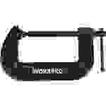 WorkPro W032019WE 100mm C-klemme Spann-Weite (max.):100mm Produktabmessung, Länge: 210mm Ausladungs-Maße:100mm