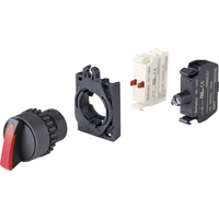 TRU COMPONENTS TC-9860116 S2SRN-S3AR Wahlschalter Knebel Rot 1 x 90° TRU COMPONENTS TC-9860116 S2SRN-S3AR Wahlschalter Knebel Rot 1 x 90°