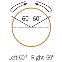 TRU COMPONENTS TC-9860148 S2SRN-L5R Wahltaste Knebel Rot 2 x 60° TRU COMPONENTS TC-9860148 S2SRN-L5R Wahltaste Knebel Rot 2 x 60°