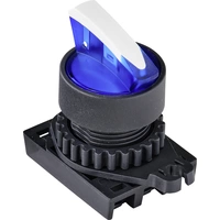 TRU COMPONENTS TC-9860156 S2SRN-L3BB Wahlschalter Knebel Blau 2 x 45 ° TRU COMPONENTS TC-9860156 S2SRN-L3BB Wahlschalter Knebel Blau 2 x 45 °