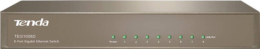 Tenda TEG1008D Netzwerk Switch 8 Port 10 / 100 / 1000 MBit/s