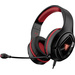 Berserker Gaming ULL Gaming Over Ear Headset kabelgebunden 7.1 Surround Schwarz, Rot Lautstärkerege