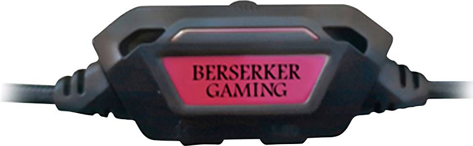 Berserker Gaming EIKTHYRNIR Gaming Over Ear Headset kabelgebunden Stereo Schwarz Lautstärkeregelung