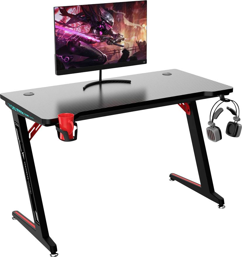 Berserker Gaming BALDER Gaming-Tisch Schwarz