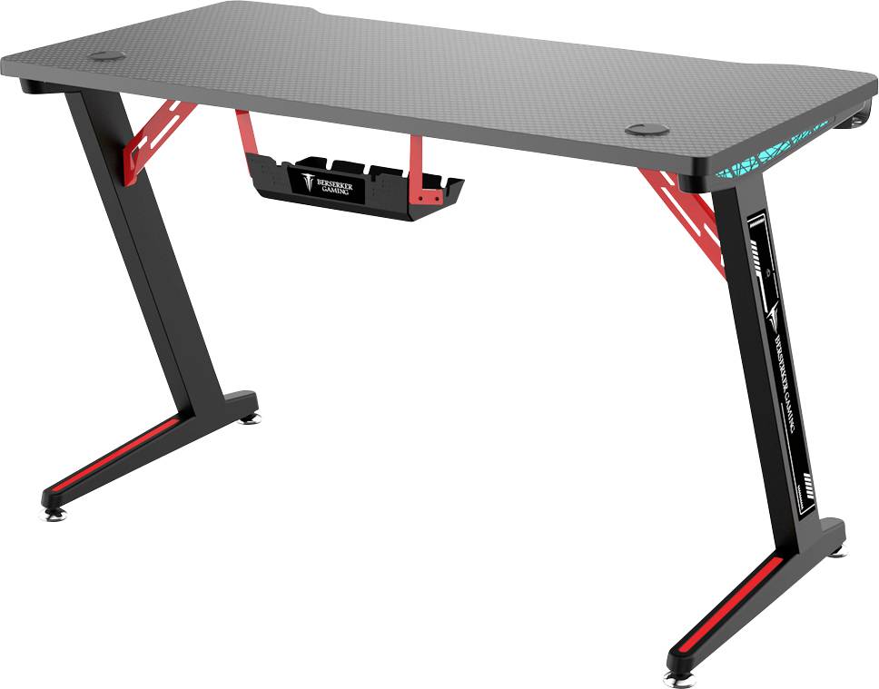 Berserker Gaming BALDER Gaming-Tisch Schwarz