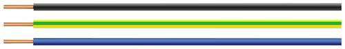 HELU 28786-100 Einzelader H07V-U 1 G 1.50 mm² Grün-Gelb 100 m