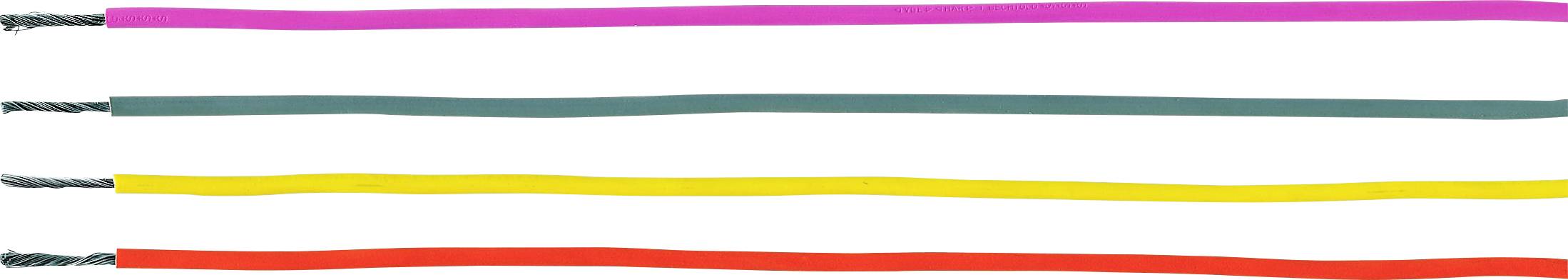 Vier farbige Seile: pink, grün, gelb, rot, nebeneinander von oben nach unten.