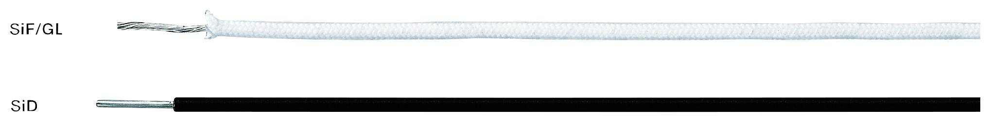 Helukabel 46304-100 Hochtemperaturader SiD 1 x 0.50mm² Braun 100m
