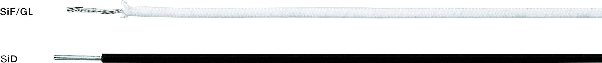 Zwei Kabelarten im Vergleich: Oben weißes Kabel, beschriftet als 'SIF/GL'; unten schwarzes Kabel, beschriftet als 'SID'.