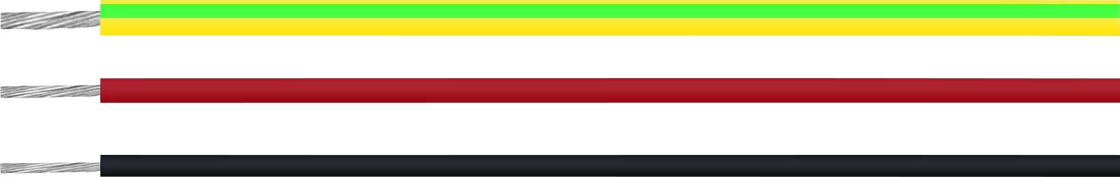 Drei horizontale Linien in den Farben grün-gelb, rot und schwarz auf weißem Hintergrund.