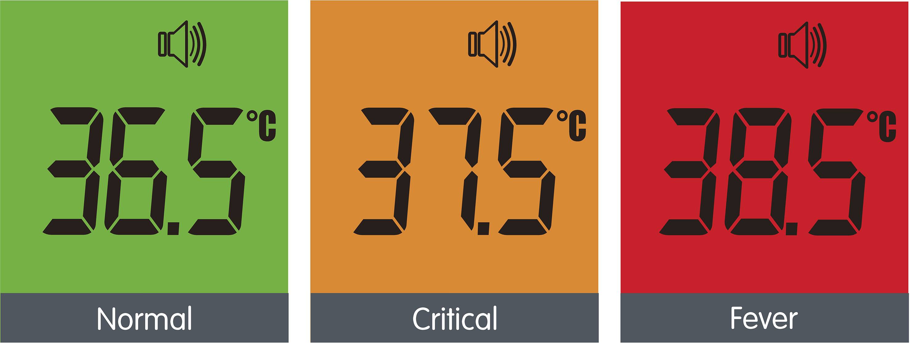 TrekStor® blnk Infrared Non-Contact Thermometer Infrarot-Thermometer 0 - 80°C Berührungslose IR-Messung