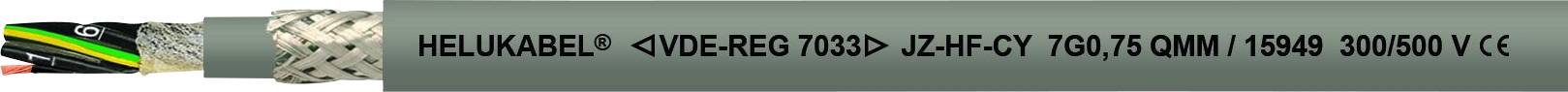 Helukabel 15977-1000 Schleppkettenleitung JZ-HF-CY 3G 1.5mm² Grau 1000m