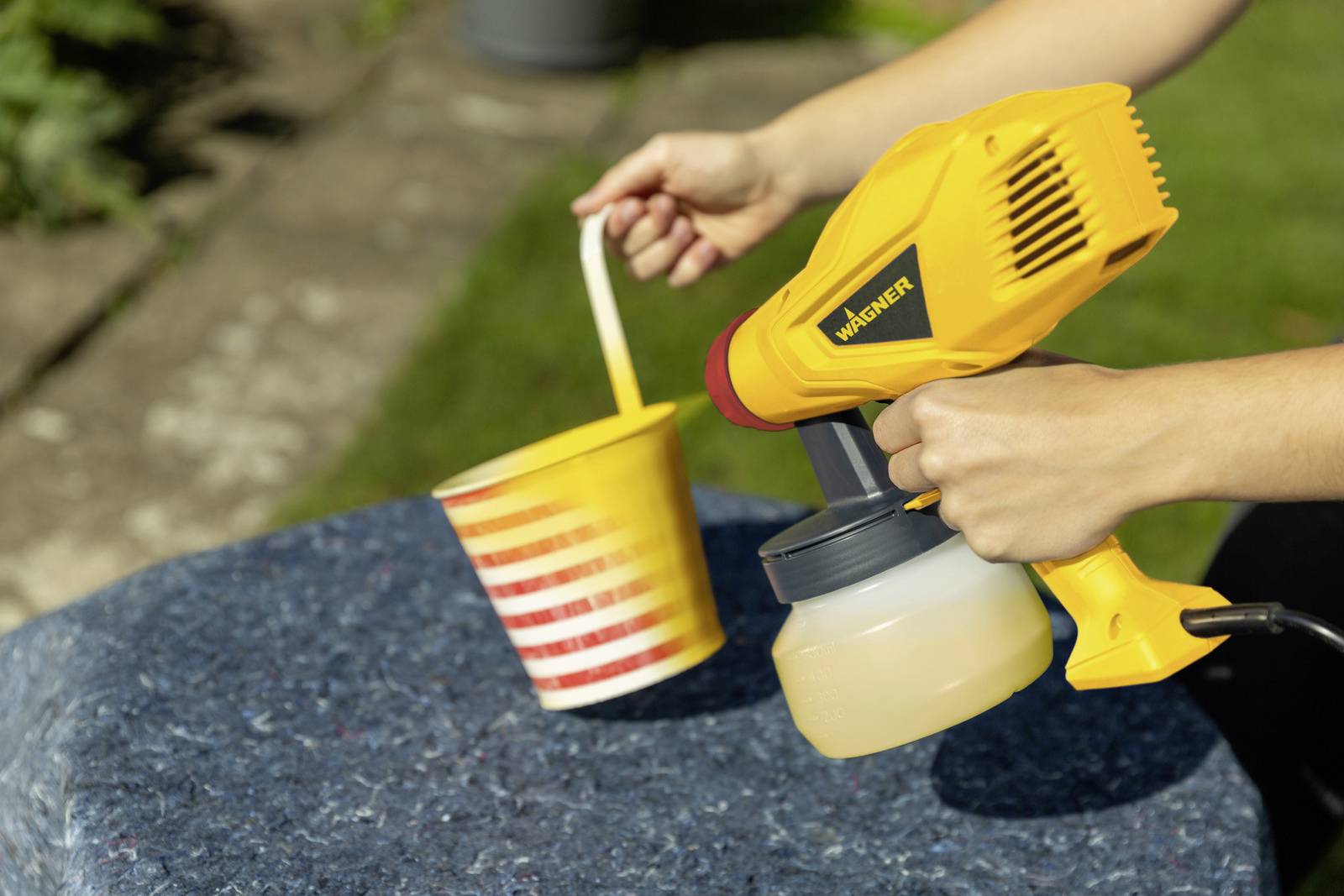 Wagner 2409303 Wood&Metal Sprayer W125 Farbsprühpistole 350W Fördermenge (max.) 150