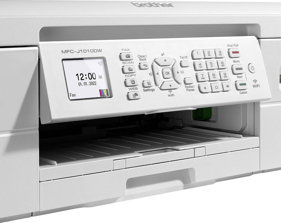 Brother MFC-J1010DW Multifunktionsdrucker Tintenstrahl Farbe A4 Drucker, Scanner, Kopierer ADF, Duplex, USB, WLAN