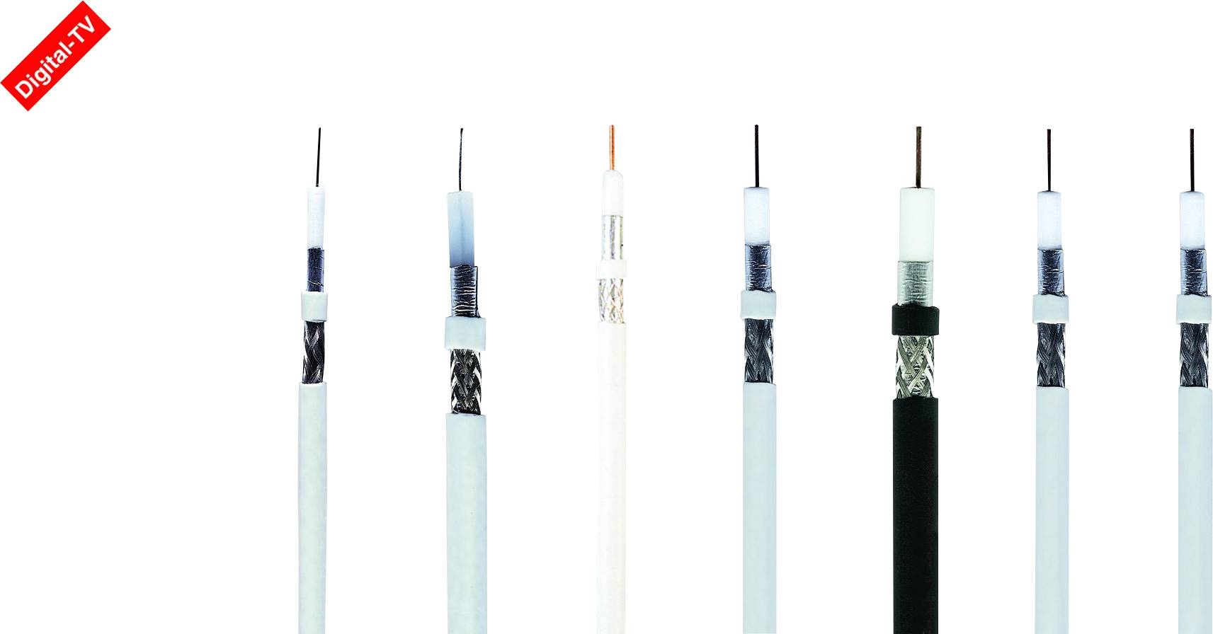 Helukabel 400197 Koaxialkabel Außen-Durchmesser: 6.80mm 75Ω Schwarz 100m