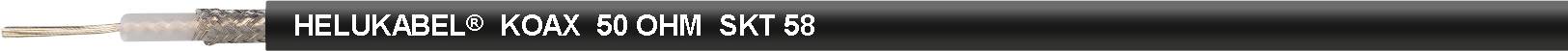 Helukabel 400313 Koaxialkabel Außen-Durchmesser: 5.00mm 50Ω Schwarz 100m