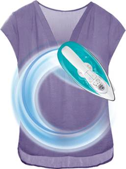 Tefal FV6520E0 Dampfbügeleisen Türkis, Weiß 2400 W