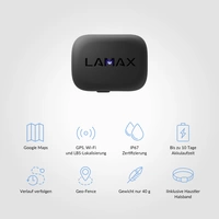 Lamax LMXGPSLRCR GPS Tracker Fahrzeugtracker, Gepäckstücktracker, Haustiertracker, Multifunktionstracker, Personentracker 1St. Lamax LMXGPSLRCR GPS Tracker Fahrzeugtracker, Gepäckstücktracker, Haustiertracker, Multifunktionstracker, Personentracker 1St.