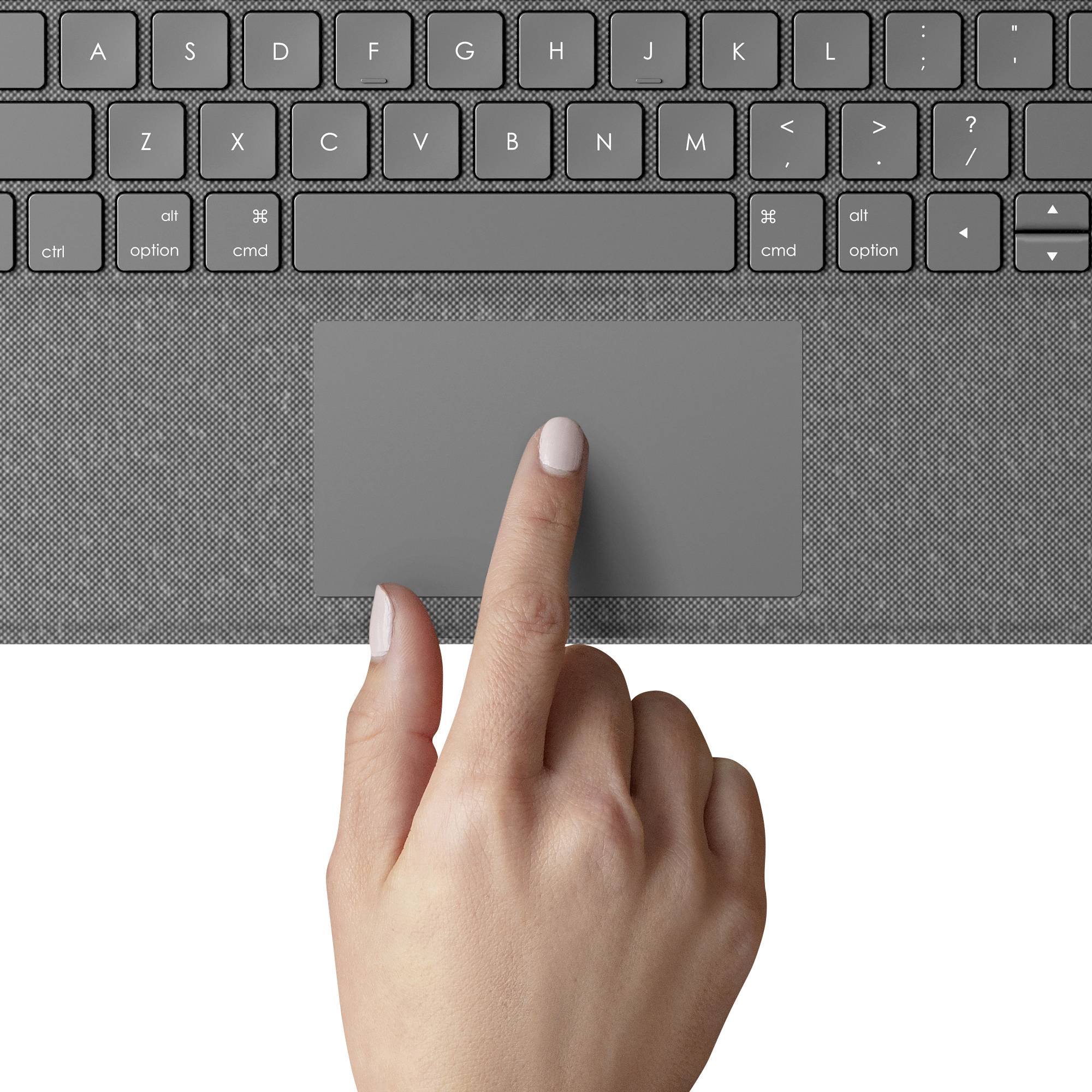Logitech Folio Touch Tablet-Tastatur mit Hülle Passend für Marke (Tablet): Apple iPad Air (4. Generation), iPad Air (5. Generation) Apple iOS®