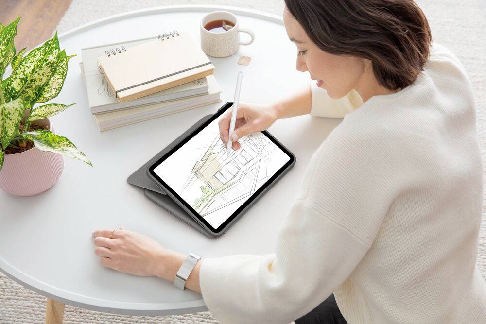 Logitech Folio Touch Tablet-Tastatur mit Hülle Passend für Marke (Tablet): Apple iPad Pro 11 (1. Generation), iPad Pro 11 (2. Generation), iPad Pro