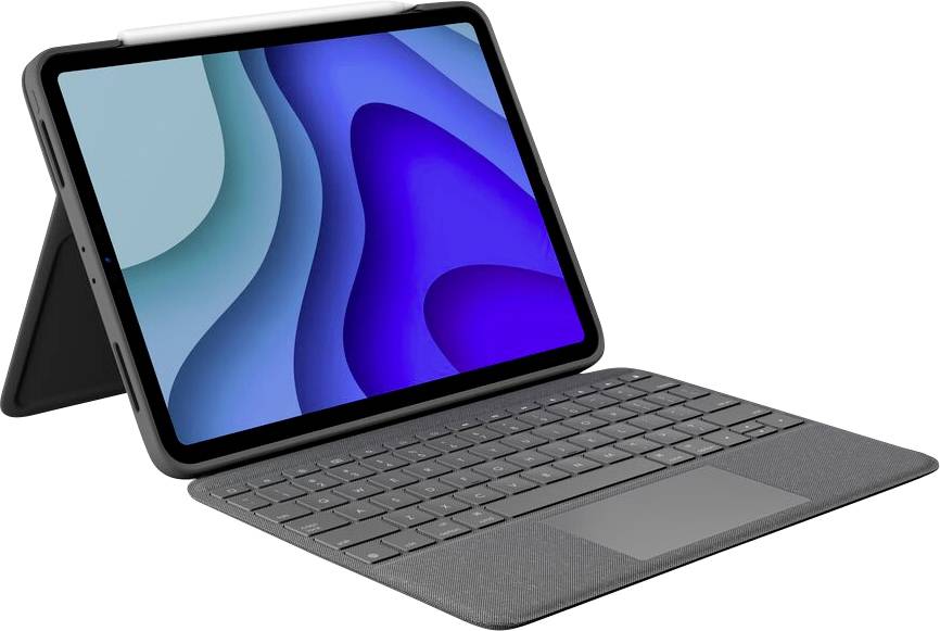 Logitech Folio Touch Tablet-Tastatur mit Hülle Passend für Marke (Tablet): Apple iPad Pro 11 (1. Generation), iPad Pro 11 (2. Generation), iPad Pro