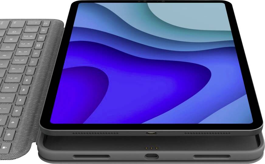 Logitech Folio Touch Tablet-Tastatur mit Hülle Passend für Marke (Tablet): Apple iPad Pro 11 (1. Generation), iPad Pro 11 (2. Generation), iPad Pro