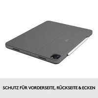 Logitech Combo Touch Tablet-Tastatur mit Hülle Passend für Marke (Tablet): Apple iPad Pro 11 Logitech Combo Touch Tablet-Tastatur mit Hülle Passend für Marke (Tablet): Apple iPad Pro 11