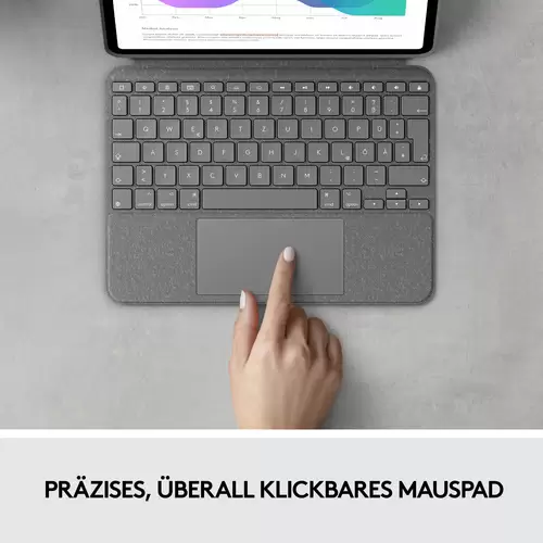 Logitech Combo Touch Tablet-Tastatur mit Hülle Passend für Marke (Tablet): Apple iPad Pro 11 Logitech Combo Touch Tablet-Tastatur mit Hülle Passend für Marke (Tablet): Apple iPad Pro 11