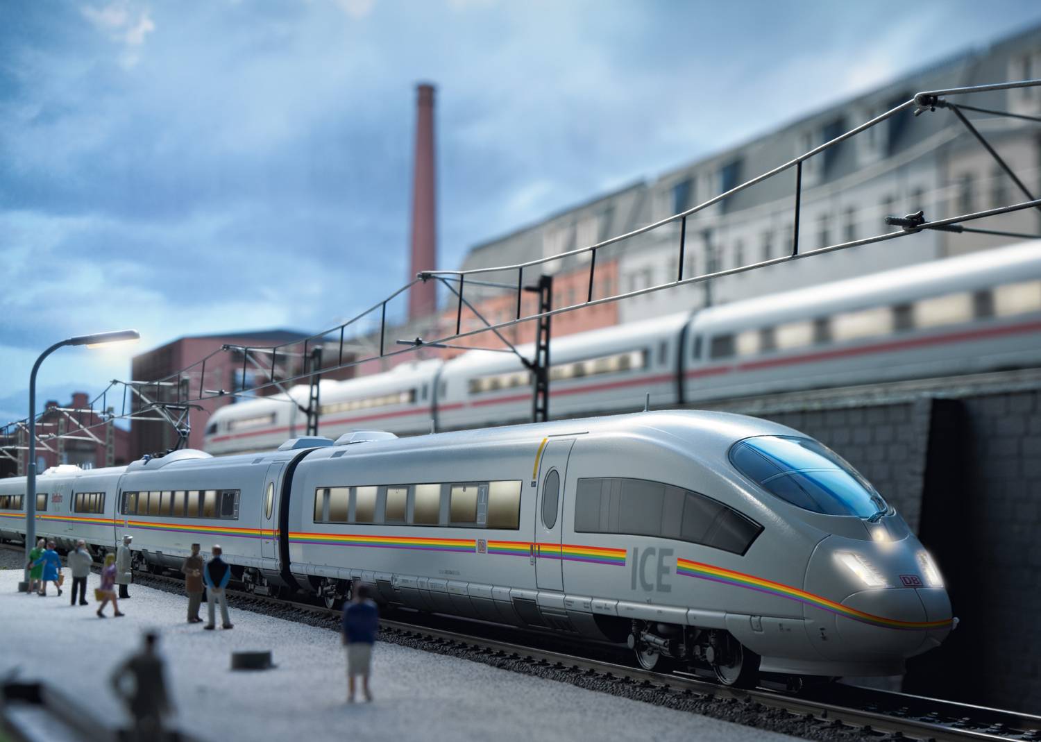 Märklin 037784 H0 ICE 3 Railbow, 5-tlg, DB AG