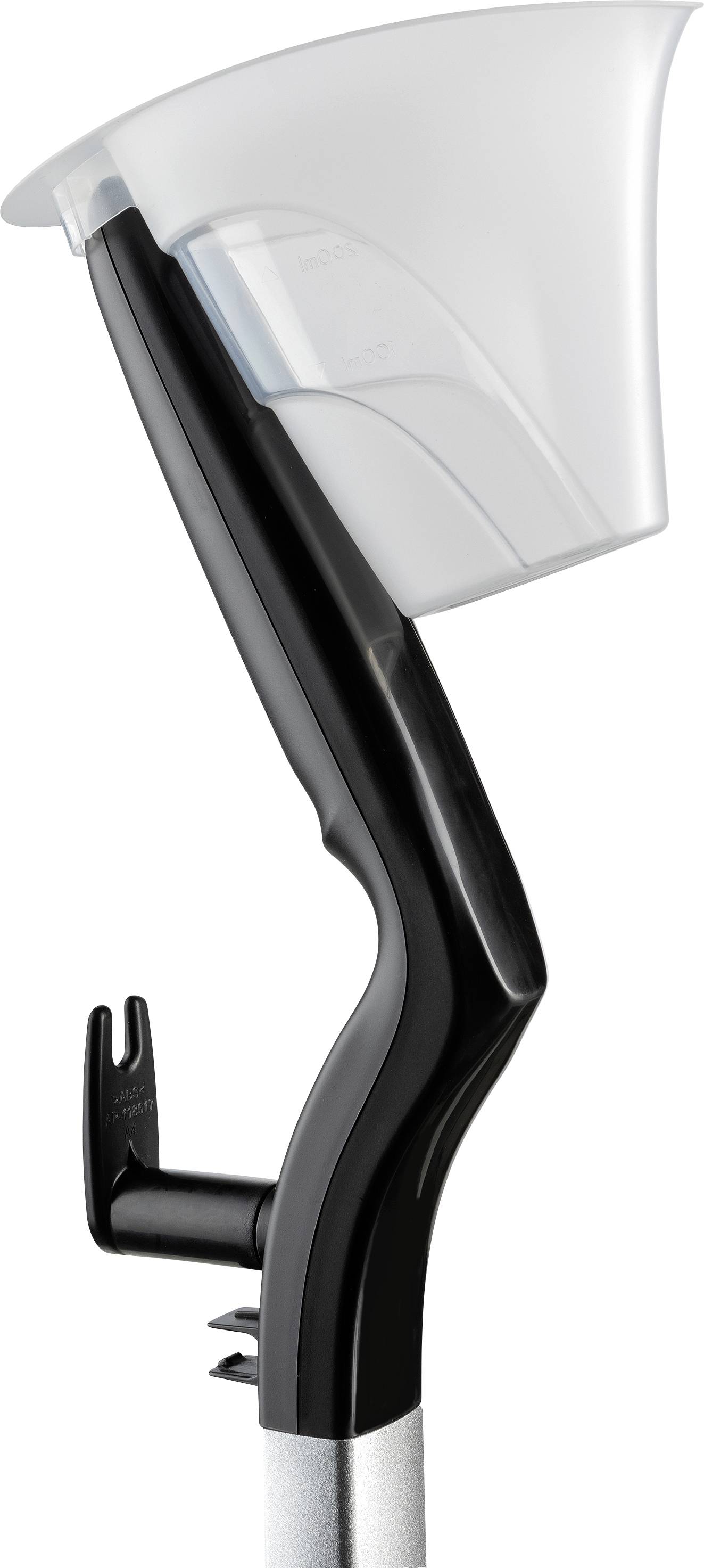 Gehhilfe mit ergonomischem Griff und Unterarm-Stütze, geeignet für Personen mit eingeschränkter Mobilität.