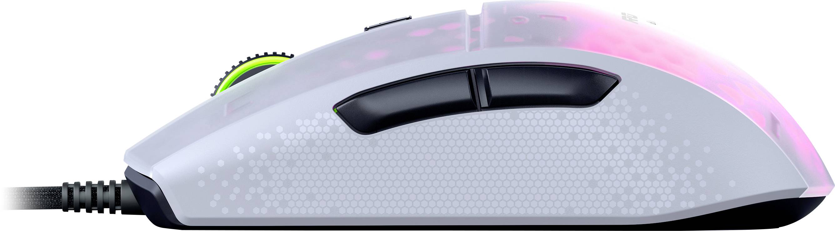 Roccat Burst Pro Gaming-Maus USB Optisch Weiß 16000 dpi Beleuchtet