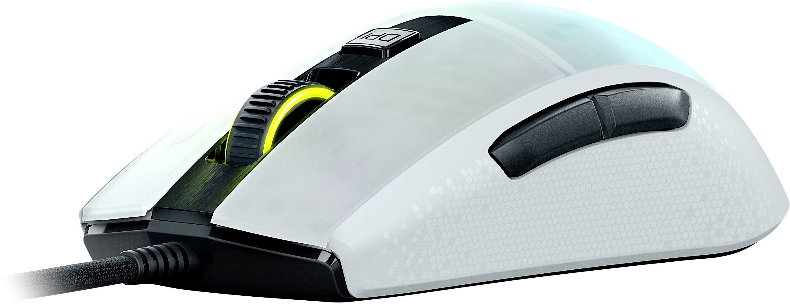 Roccat Burst Pro Gaming-Maus USB Optisch Weiß 16000 dpi Beleuchtet