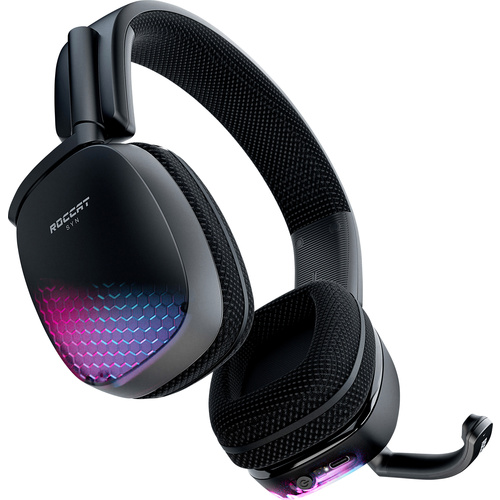 Roccat SYN Pro Air Gaming Over Ear Headset Bluetooth® Stereo Schwarz Lautstärkeregelung