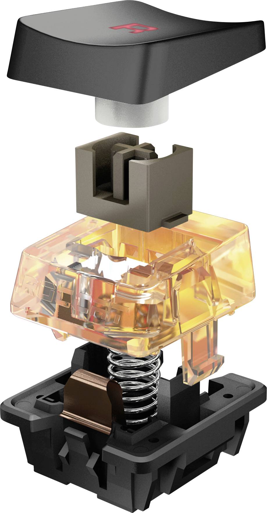 Roccat Vulcan 120 AIMO USB Gaming-Tastatur Deutsch, QWERTZ Schwarz Beleuchtet, mit numerischer Tastatur