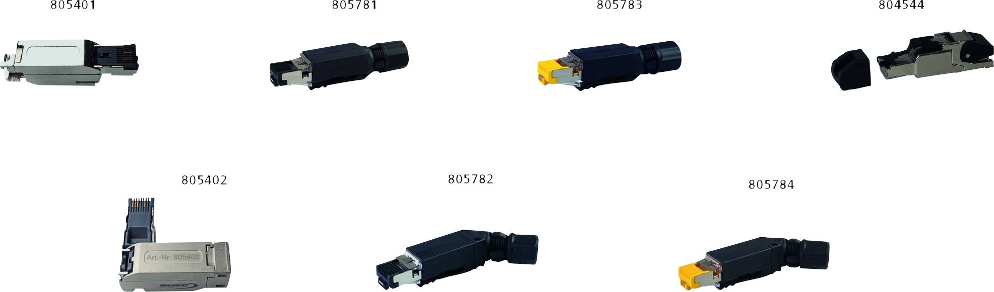 Helukabel RJ45-Steckverbinder 80540ecker, gerade Polzahl 8P4C Metall