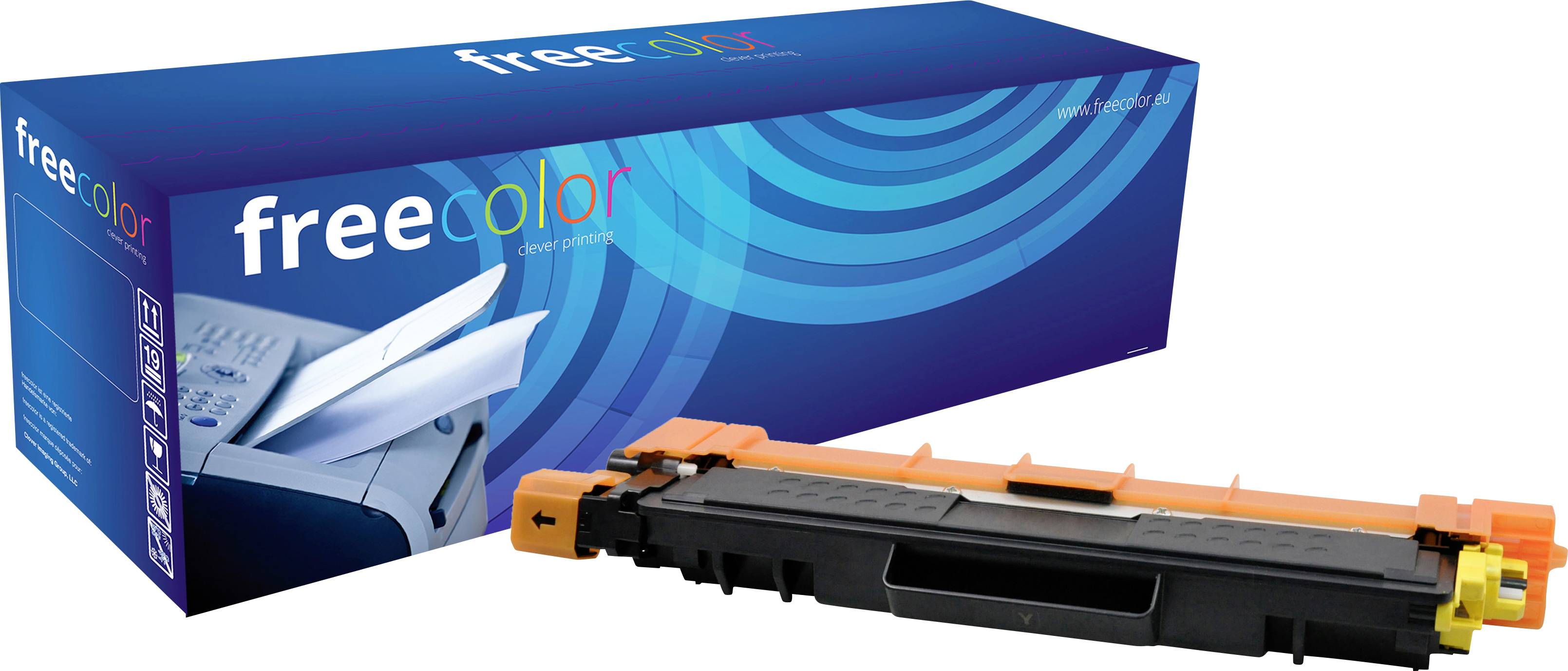 freecolor Toner ersetzt Brother TN247Y Kompatibel Gelb 2300 Seiten TN247Y-FRC TN247Y