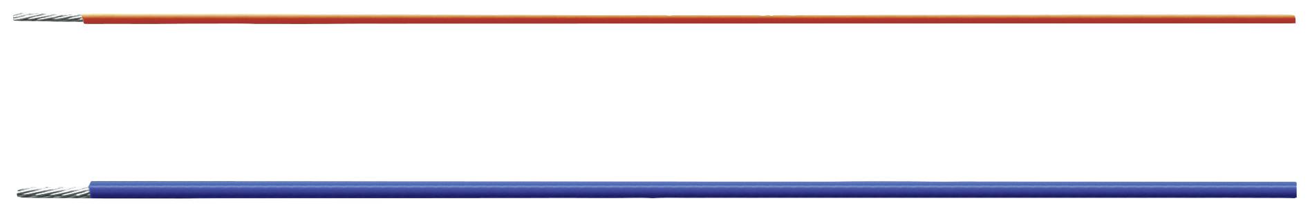 Zwei Metallstangen, eine rot und eine blau, horizontal angeordnet.