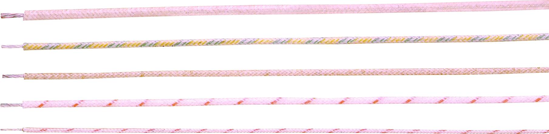 Fünf verschiedenfarbige, dicke Seile nebeneinander auf weißem Hintergrund. Jedes Seil hat ein unterschiedliches Muster und Farbe.